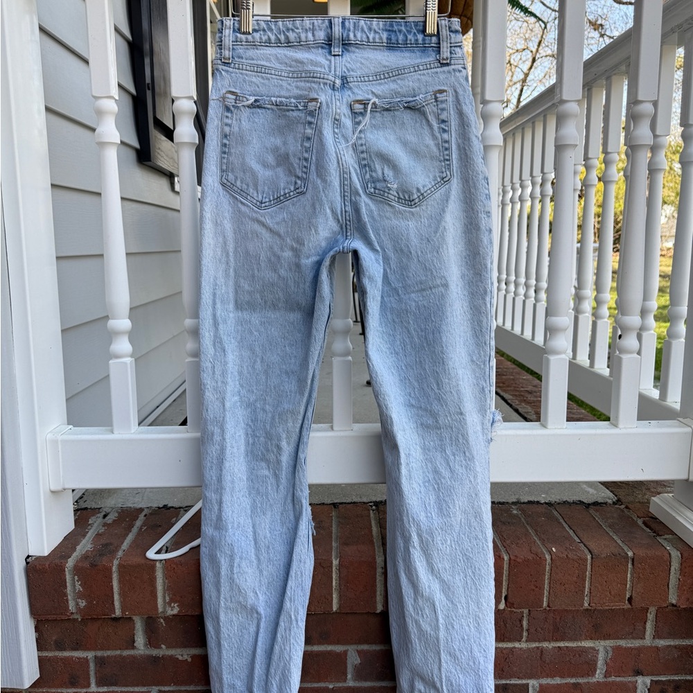 Abercrombie & Fitch The dad high rise Curve Love Jeans Size 26 in 2 Women’s - Picture 6 of 7